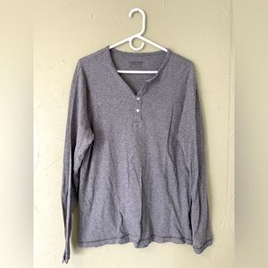 Patagonia Henley Camp Long-sleeve T-Shirt - Gray M